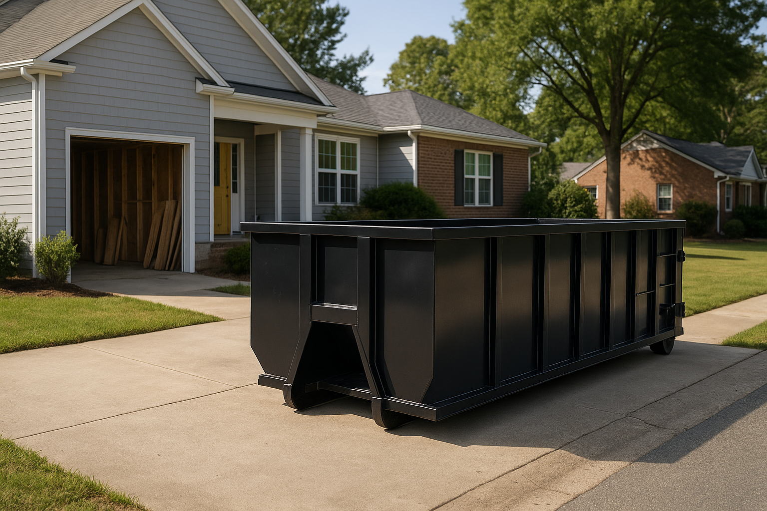 Accepted vs Prohibited Items: What Can Go in a Dumpster Rental? — dumpster rental in action
