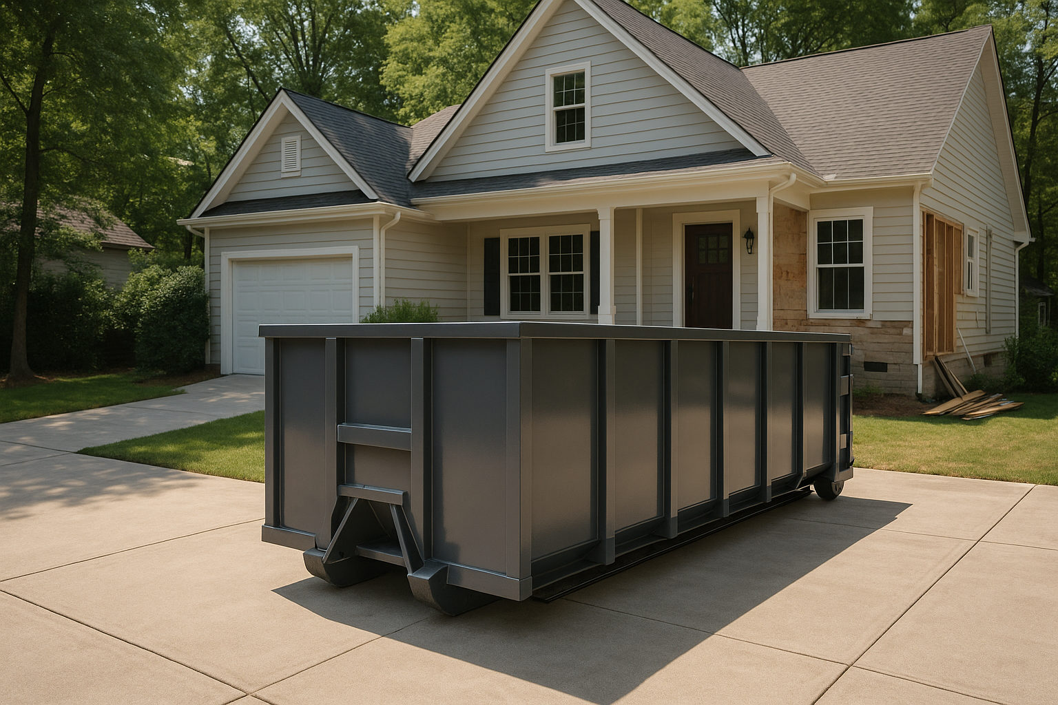 Chapel Hill Dumpster Rental: Small Footprints, Smart Swaps — dumpster rental in action