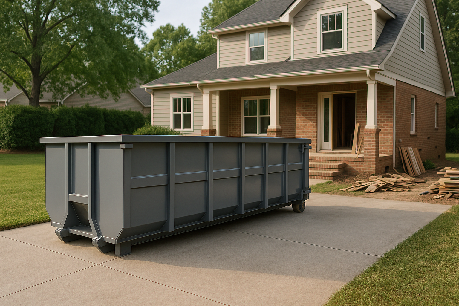 Commercial Waste & Recycling: How to Simplify Pickup, Invoicing, and Compliance — dumpster rental in action