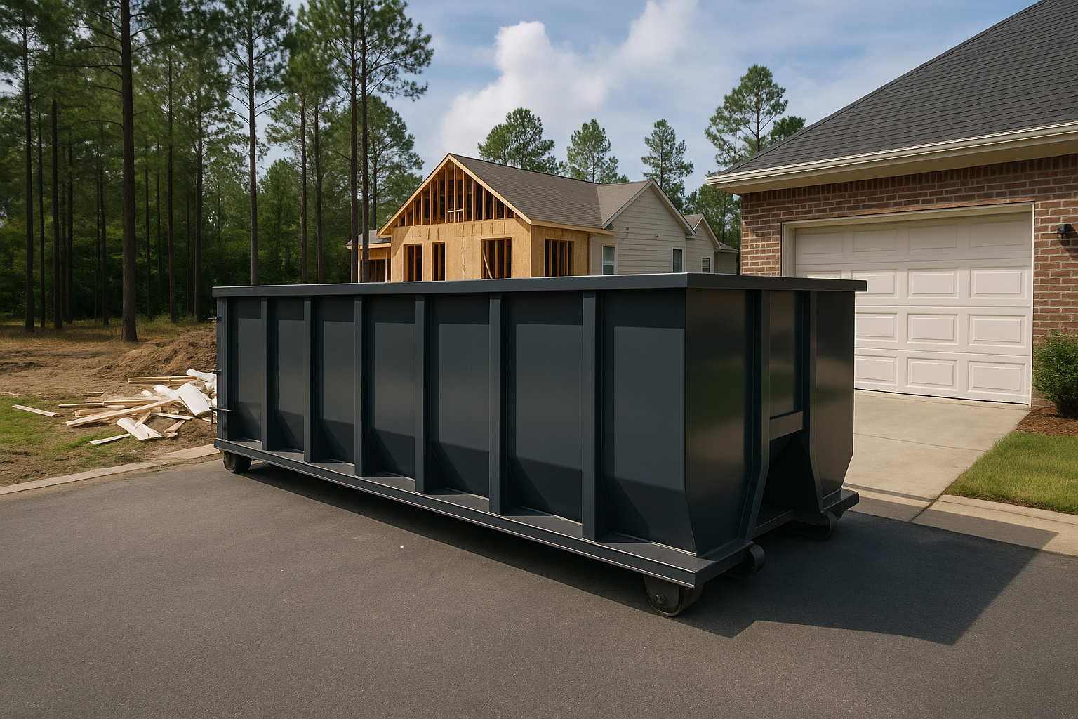 Do I Need a Permit for a Dumpster? Street vs Driveway Explained — jobsite cleanup planning
