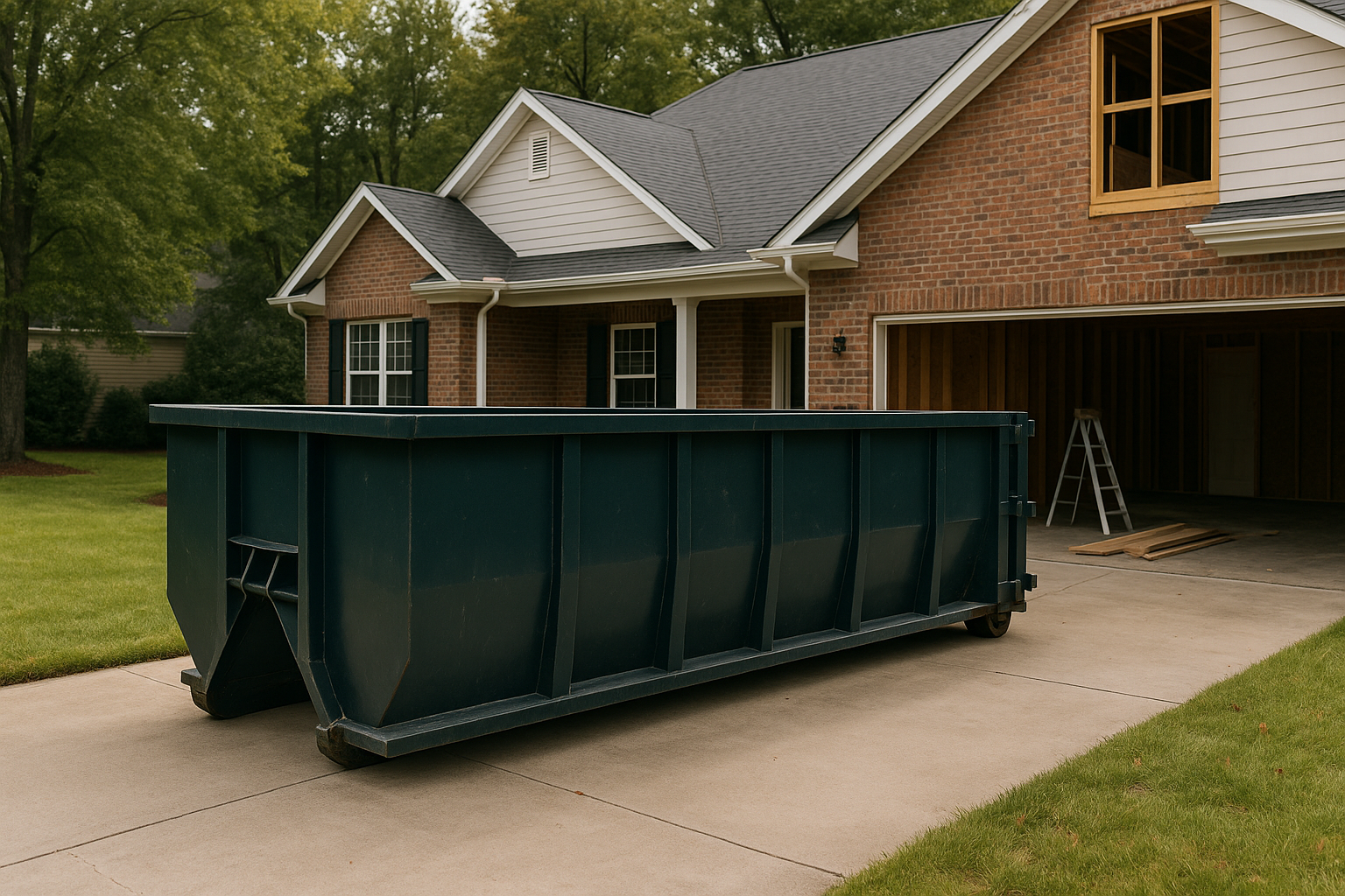 What Size Dumpster Do I Need? A Simple Rule-of-Thumb Guide — dumpster rental in action